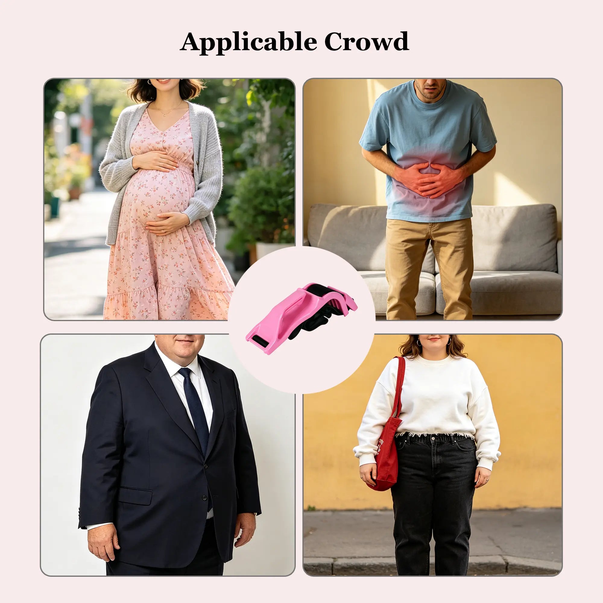Maternity Seat Belt Adjuster — Comfortable & Safe Belly Protection for Pregnancy